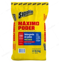 Detergente en Polvo Sapolio Saco x 13.5 Kilos