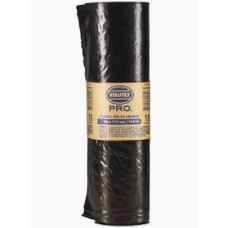 Bolsas Plasticas Negras En Rollo / 140 Litros De 10 Unidades / Virutex