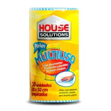 Paño Rollo Multiusos House Solutions x 50 Unidades