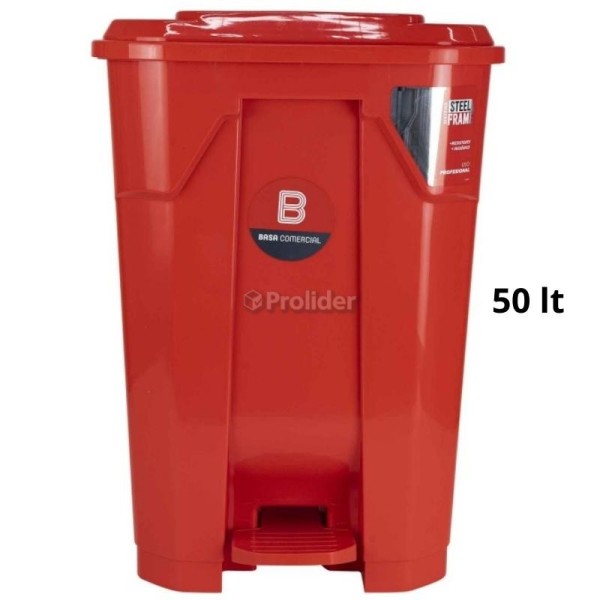 Papelera 50 litros con pedal on sale